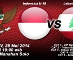 Tiket Termahal Lawan Lebanon Rp 100 Ribu