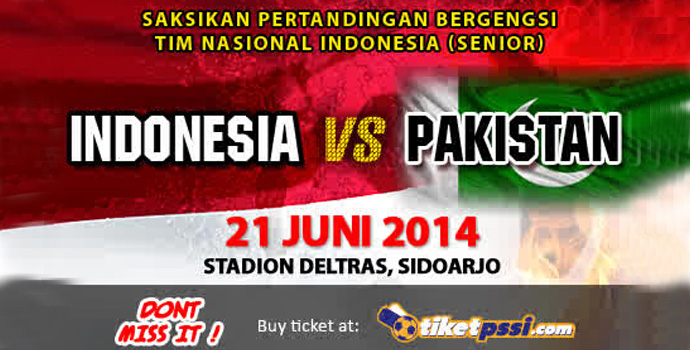 Inilah Harga Tiket lawan Pakistan