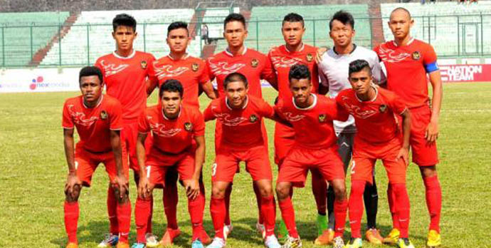 Garuda Muda Tumbangkan Jawara Soeratin Cup 2014