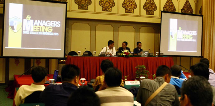 LIGA Gelar Managers Meeting DU 2015
