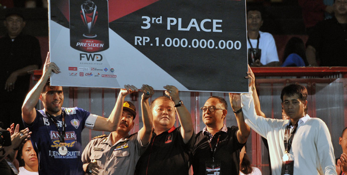 Arema Raih Peringkat Ketiga Piala Presiden 2015